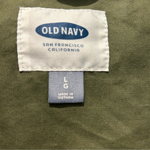 Green khaki utility jacket by Old Navy. - Picture 3 of 3